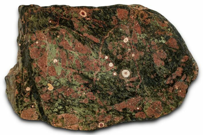 Polished Spherulitic Rhyolite Section - Australia #353680